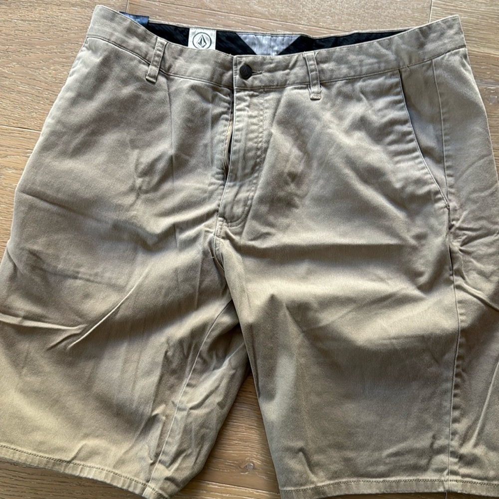Volcom True to This Mens Shorts Gray Size 36